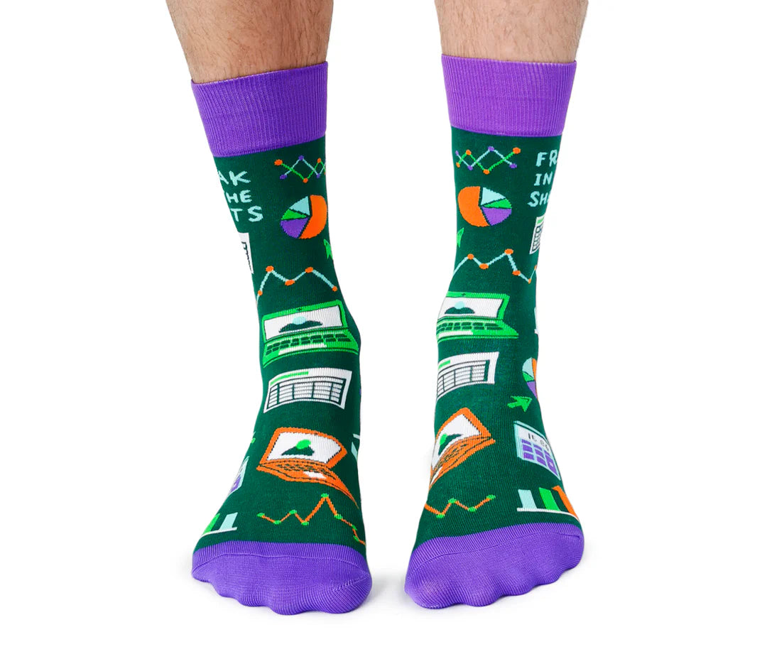 Uptown Calf Length Cotton Unisex Socks - Freak in the Sheets