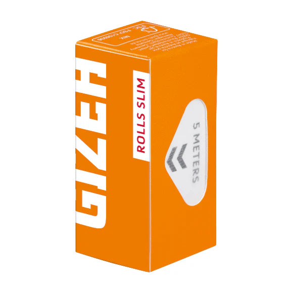 Gizeh Extra Slim Rolling Paper 14 g/m2 Extra Fine - 20 Rolls of 5 Meters