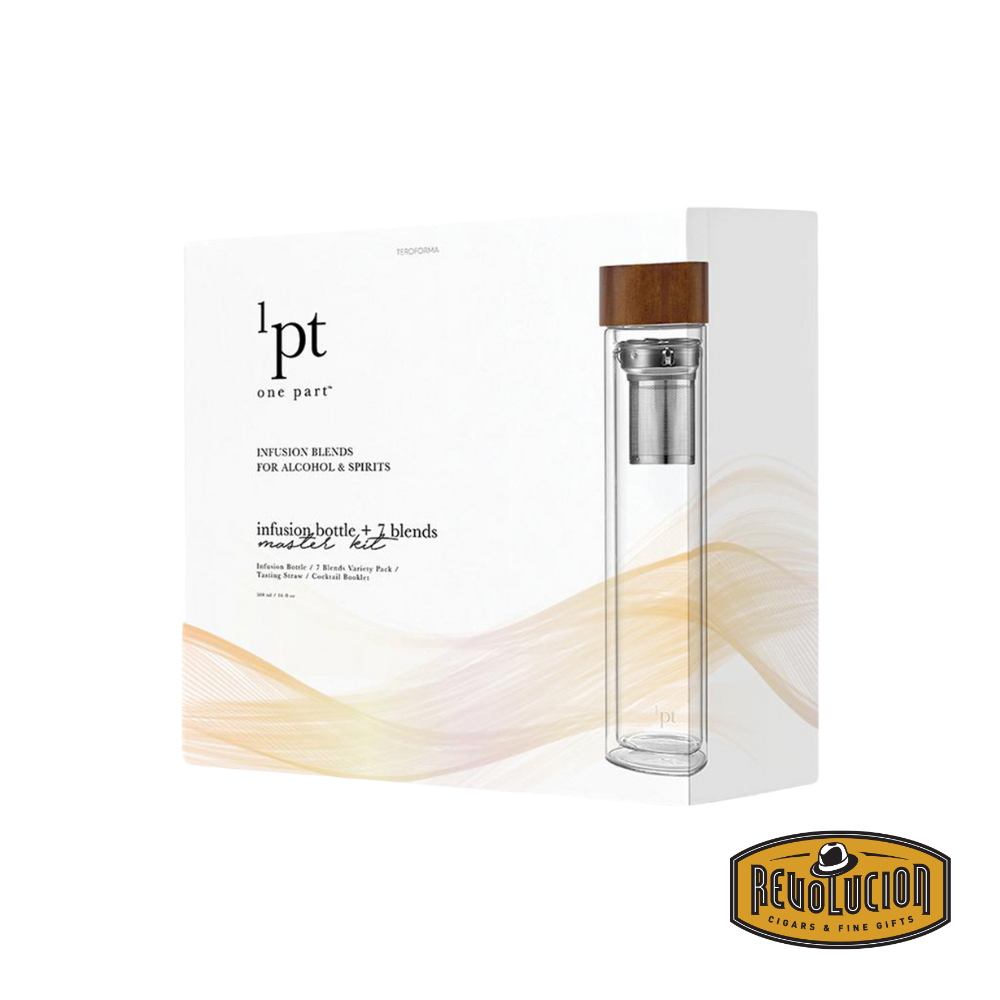 Gin Lover Set 1pt Infusion in its packaging, featuring a curated selection of infusion blends designed to enhance gin cocktails with rich botanical flavors.