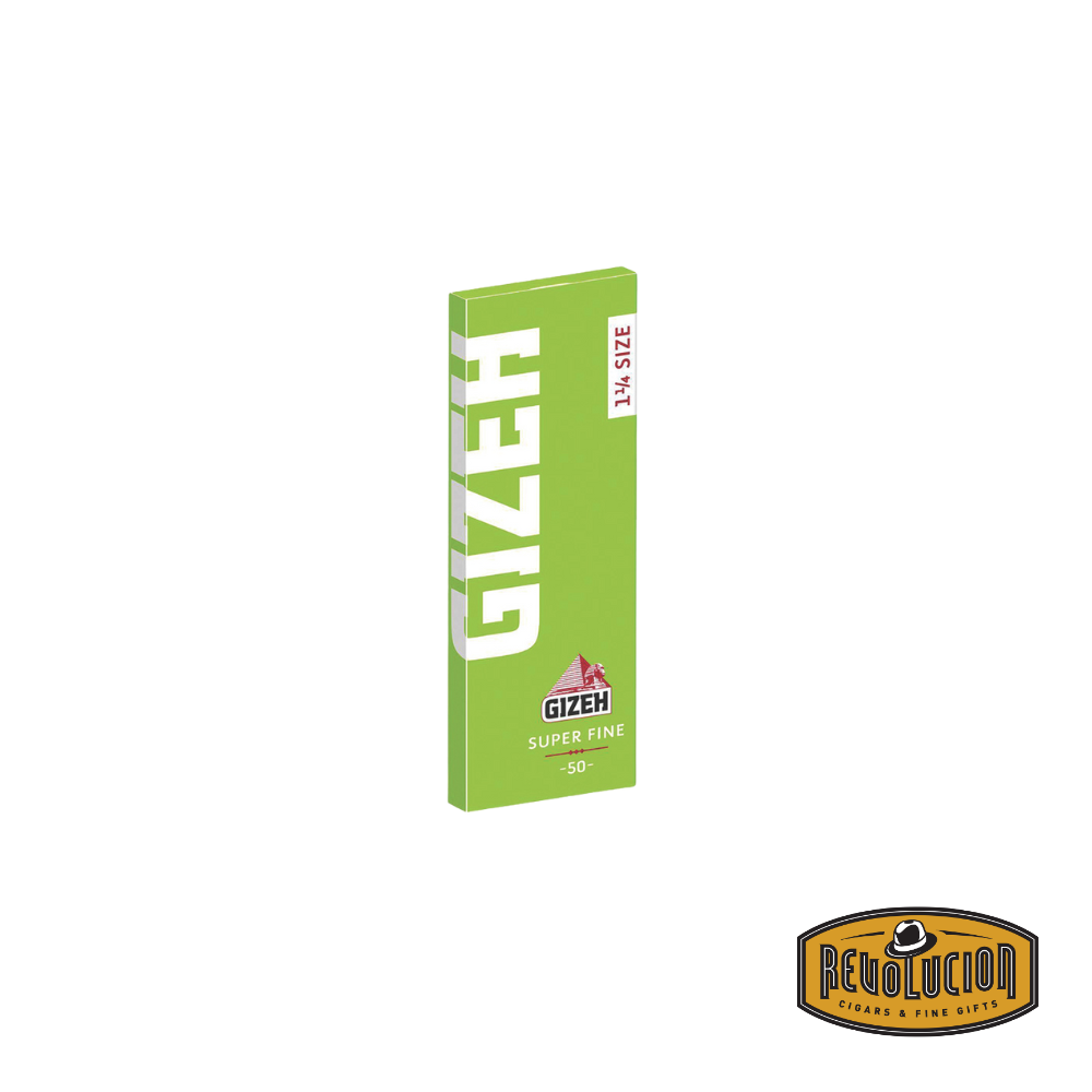 Gizeh Pure Rolling Paper 1 1/4 Super Fine – 50 strips of ultra-thin, unbleached paper designed for a smooth and natural smoking experience.