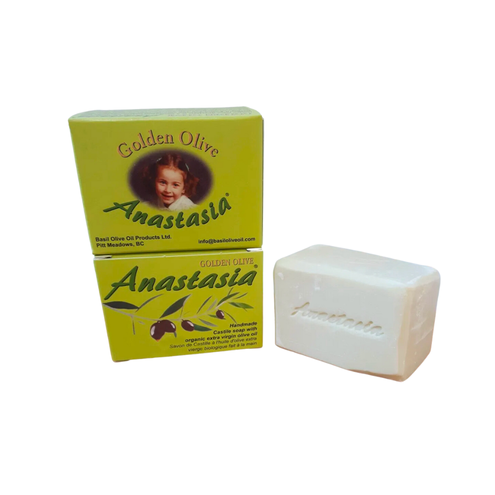 Golden Olive Anastasia® castile bar soap