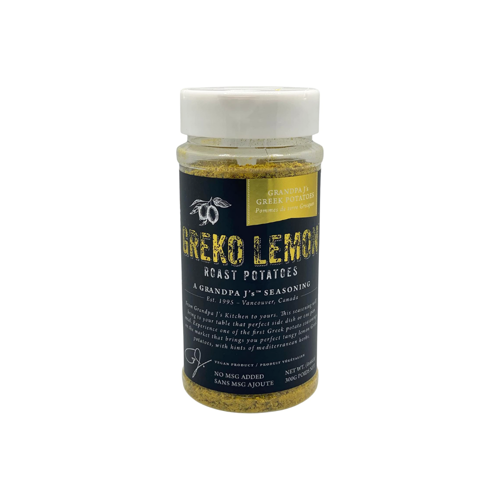 Grandpa J&#39;s Greko Lemon Potatoes Seasoning - Revolucion Lifestyle Vancouver, mens gifts and tobacco store