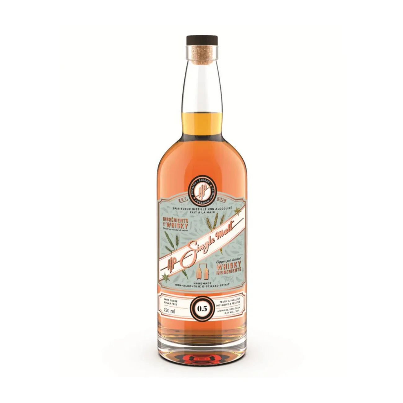 HP Single Malt Whisky 750 mL. Non-Alcoholic Spirit