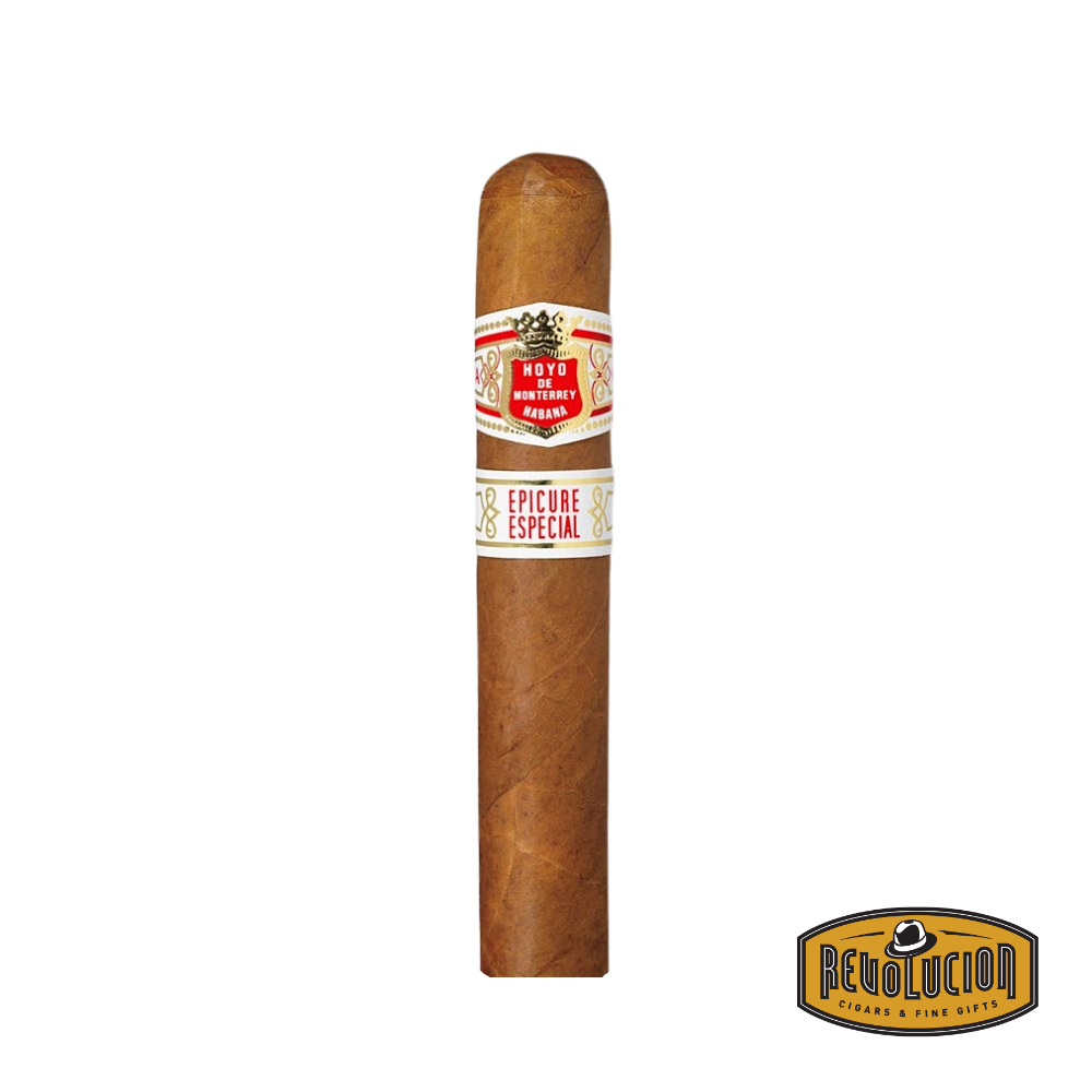 Hoyo de Monterrey Epicure Especial Cuban cigar in Robusto Extra size with medium strength profile.