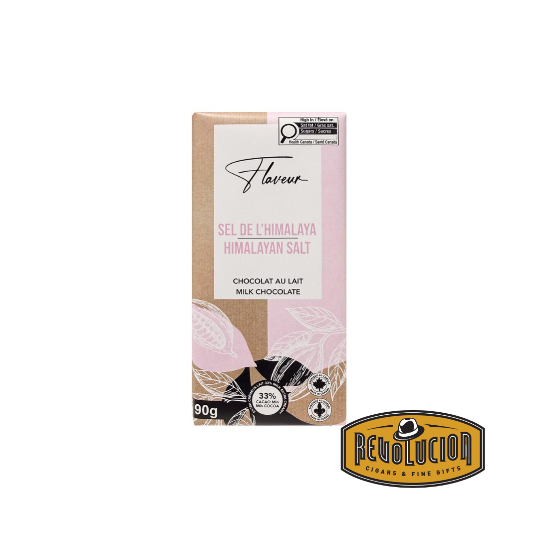 Flaveur Milk Chocolate Himalayan Salt Chocolate Bar
