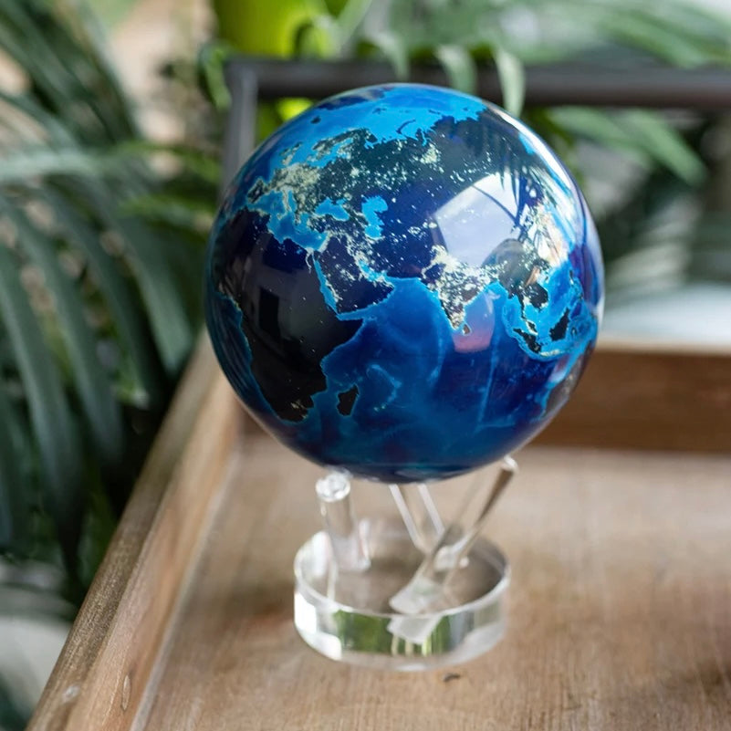 Mova Earth At Night Globe with Acrylic Base 4.5"