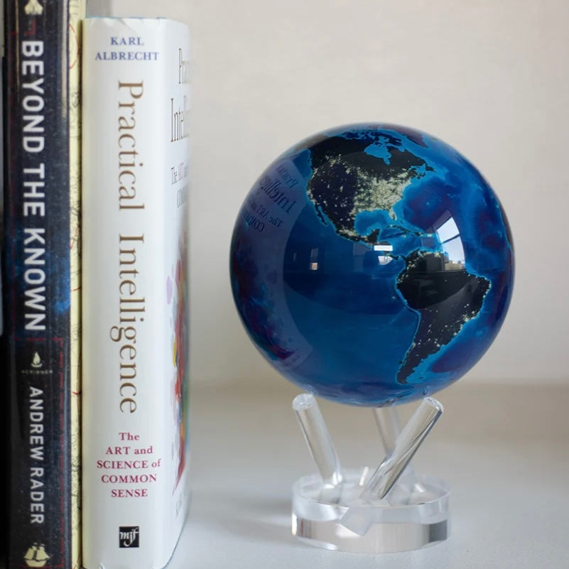 Mova Earth At Night Globe with Acrylic Base 4.5"