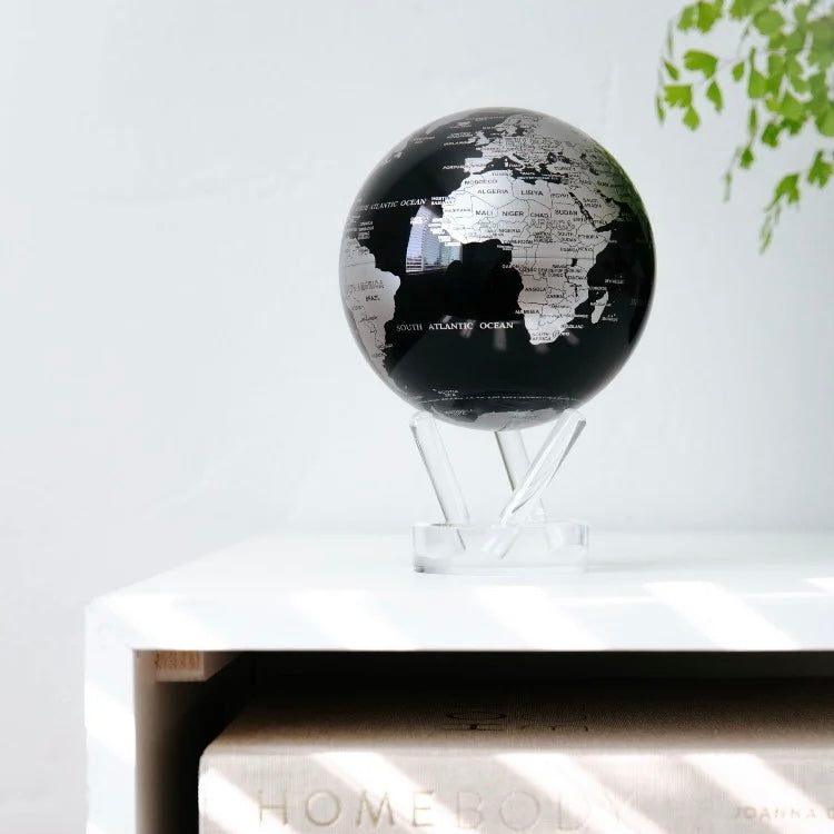 Globe MOVA autorotatif Blanc/or 114mm (4.5')