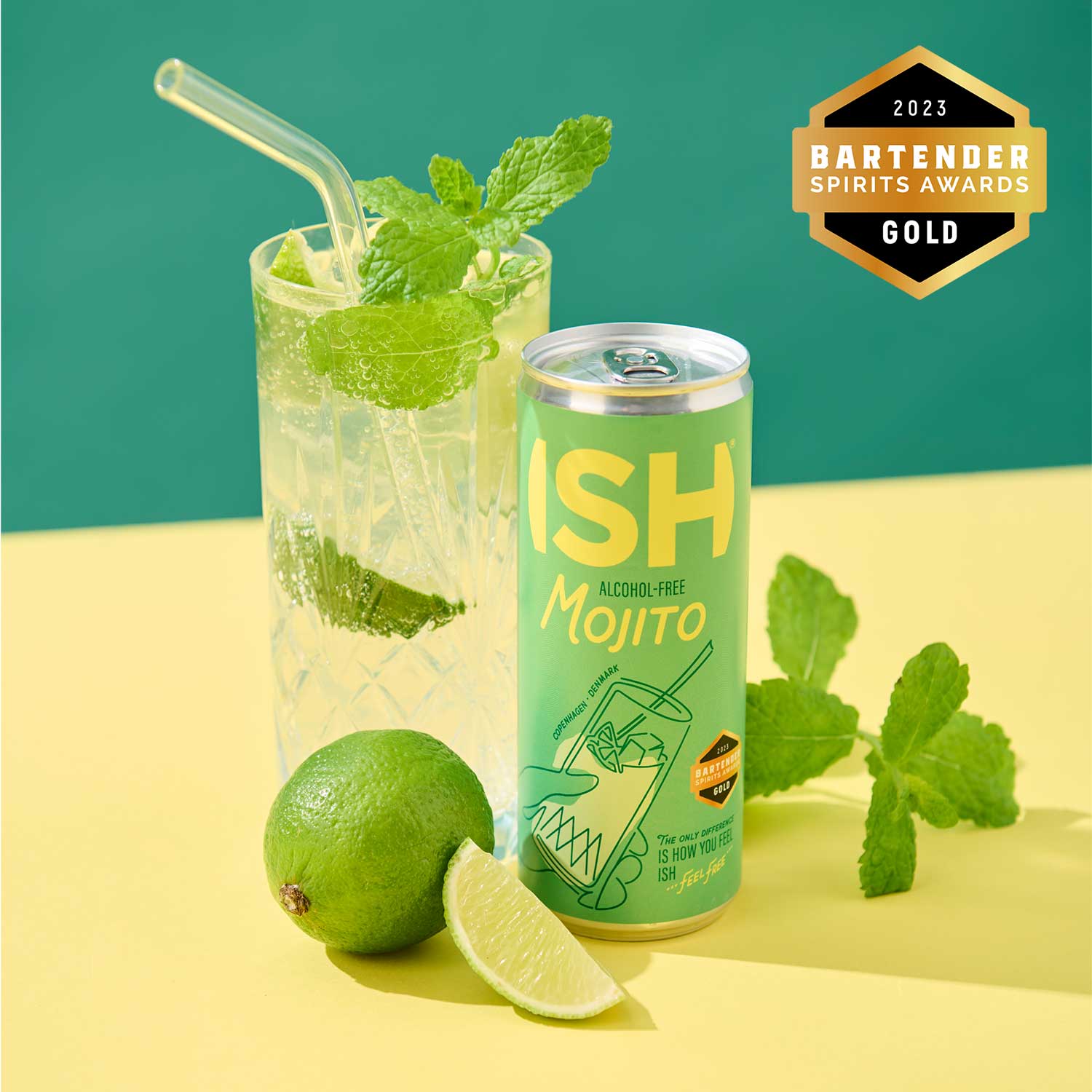 ISH Mojito Non-Alcoholic Cocktail 250 ml.