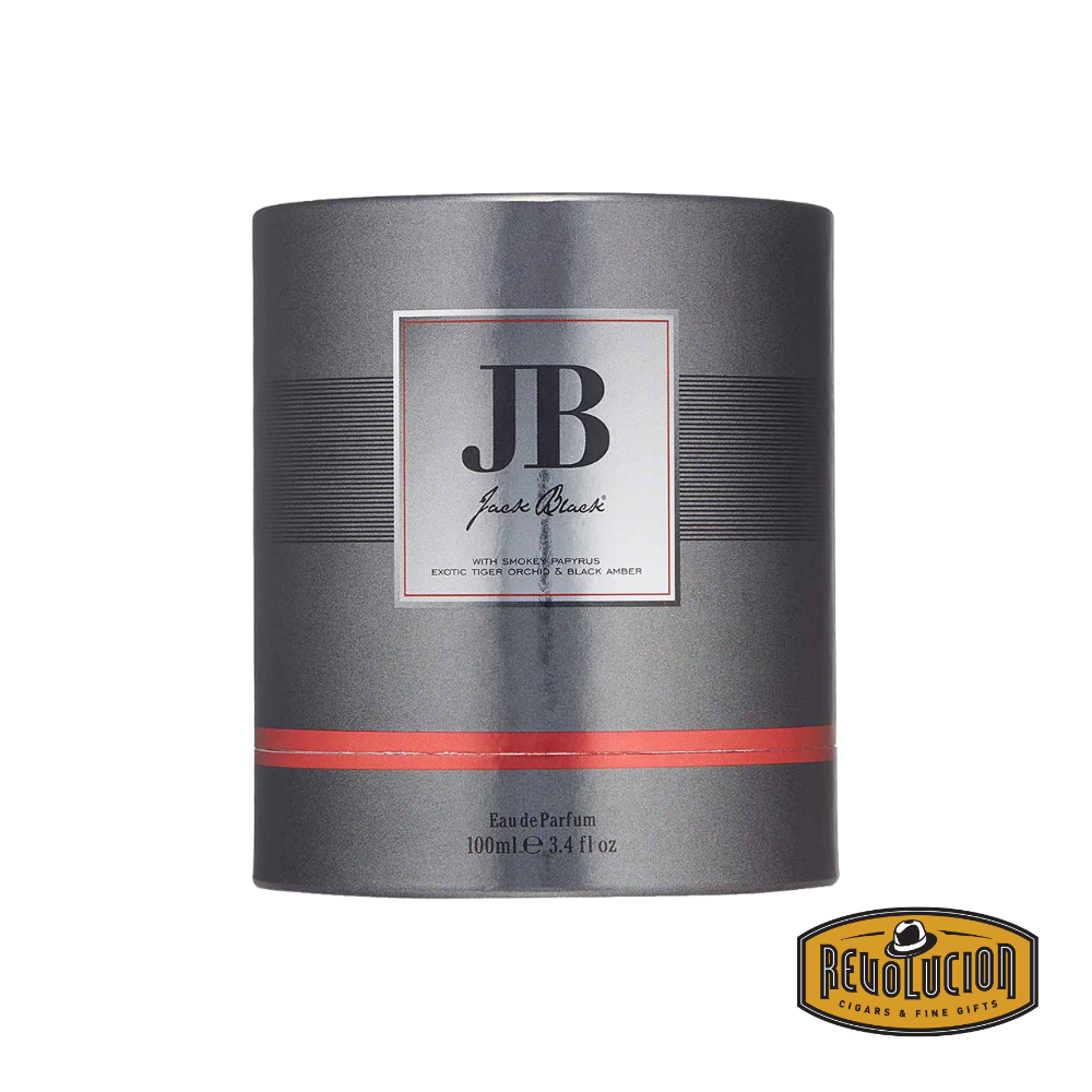 Jack Black Eau de Parfum bottle with its stylish box, featuring a minimalist yet sophisticated aesthetic.