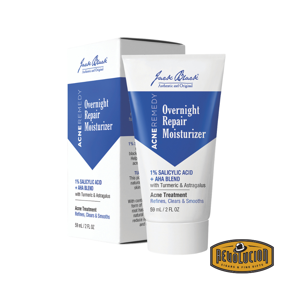 Jack Black Overnight Repair Moisturizer – Premium jar of hydrating night cream designed to repair and nourish skin while you sleep.