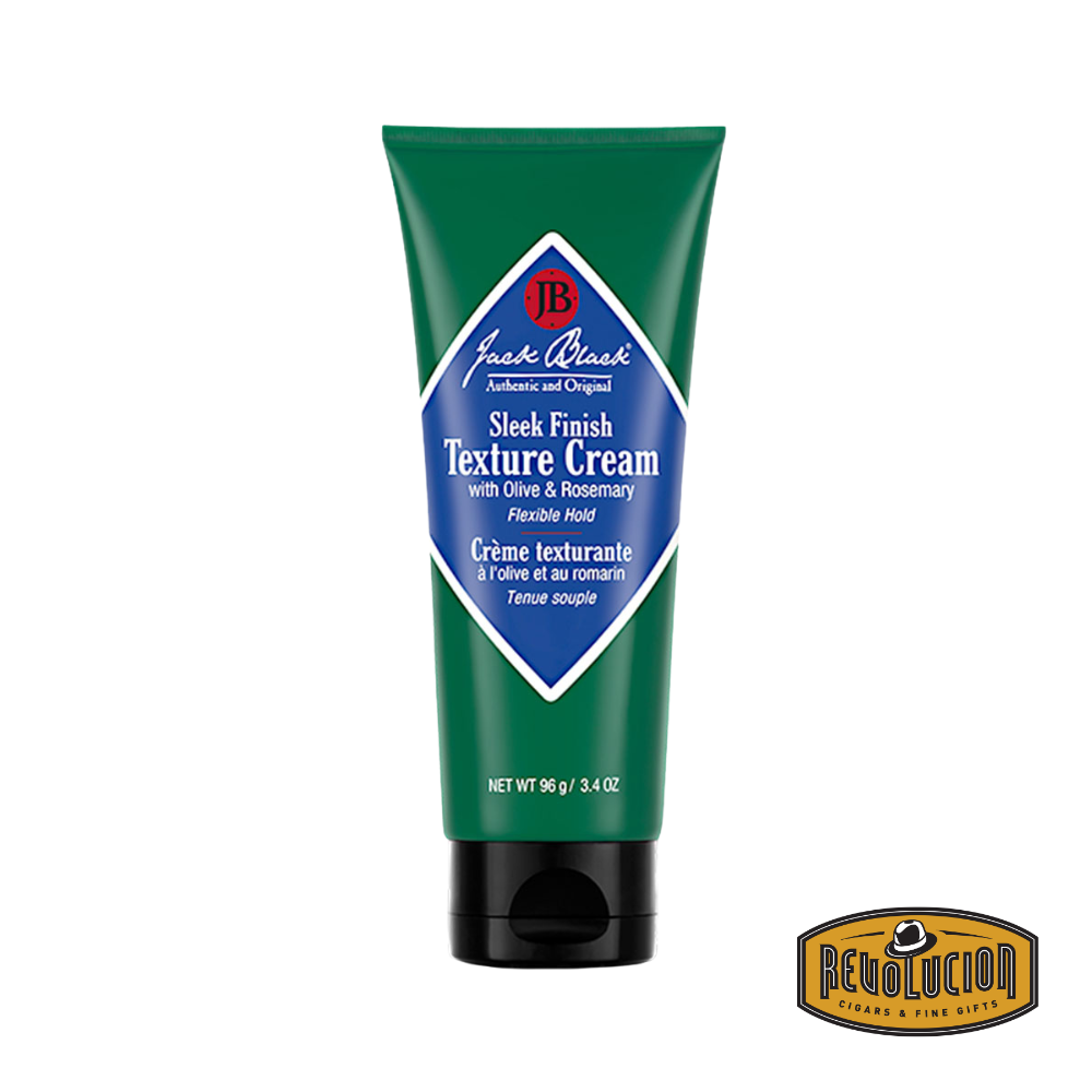 Jack Black Sleek Finish Texture Cream – A lightweight styling cream designed to provide a natural, flexible hold with a smooth, frizz-free finish.