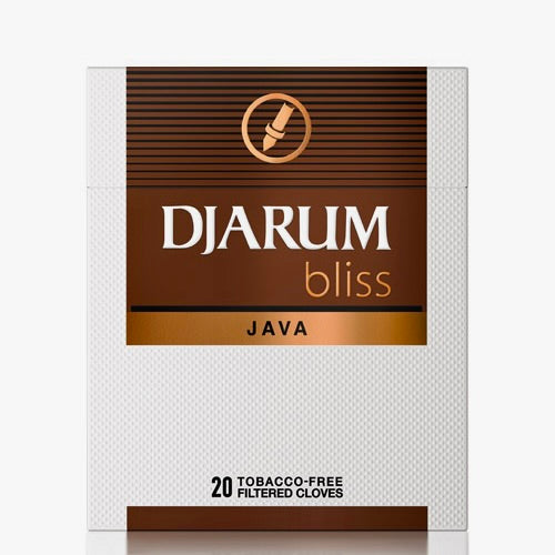 Djarum Bliss Java Tobacco &amp; Nicotine Free Herbal Clove Cigarettes - Pack of 20