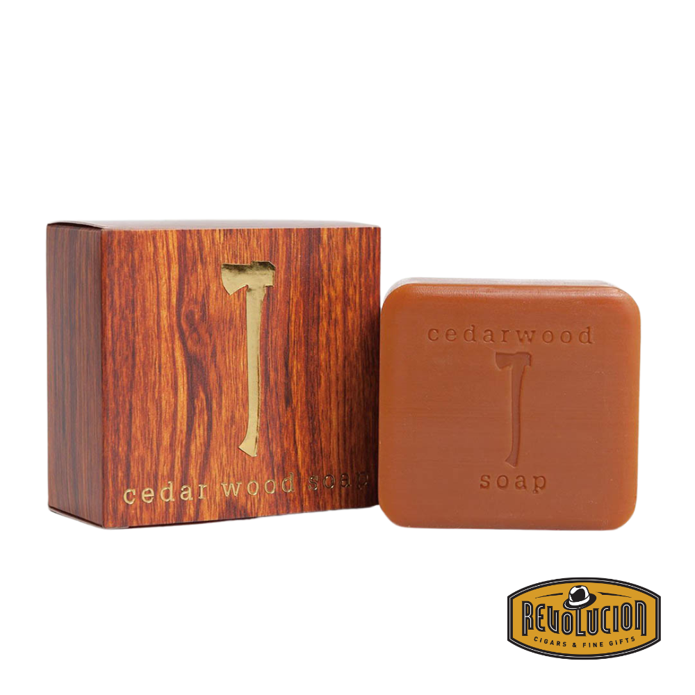 Kalastyle Cedar Wood Soap – a rustic, aromatic soap bar in a minimalist kraft box, showcasing its natural cedar wood essence and clean Scandinavian design.