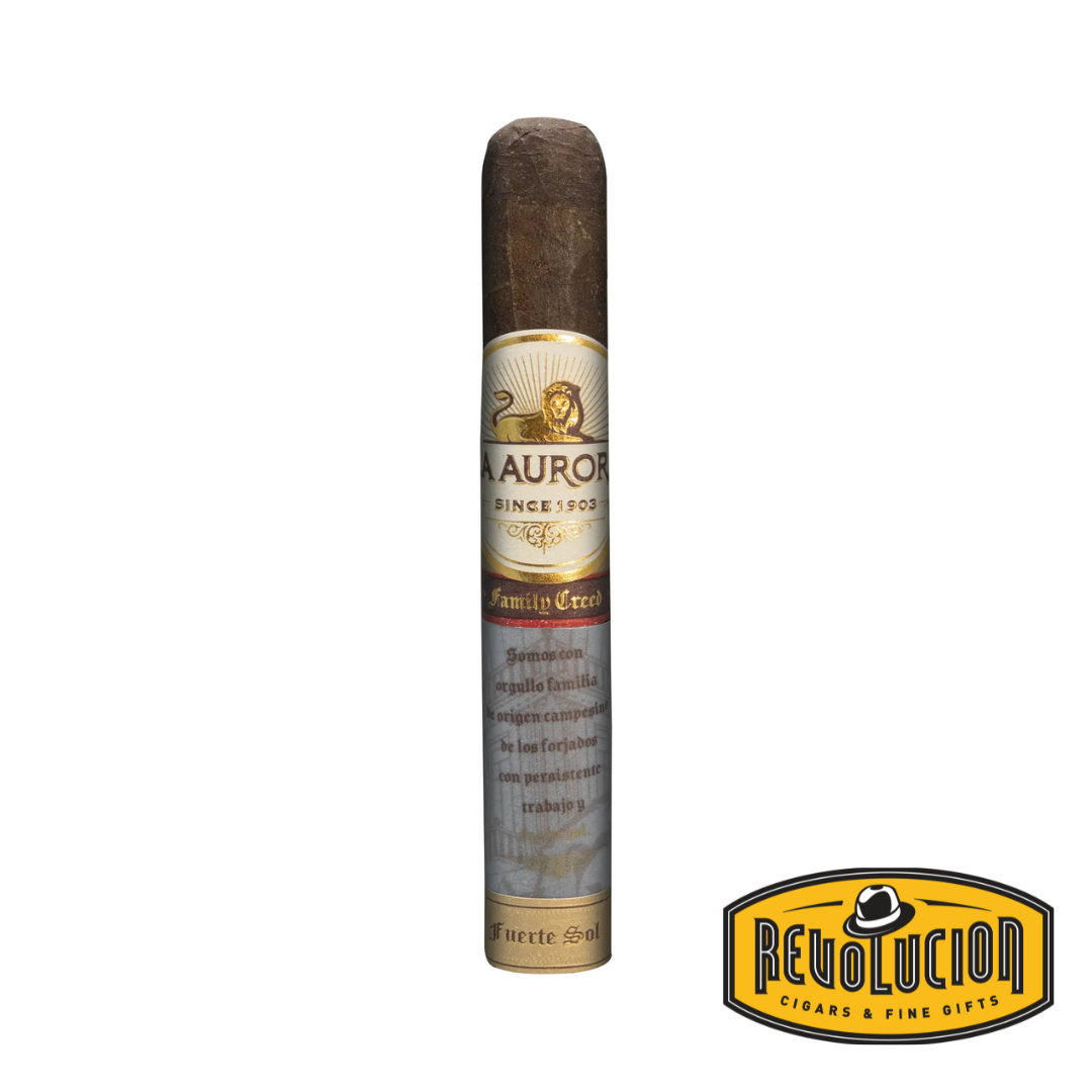 La Aurora Family Creed Fuerte Sol Robusto Medium to Full Strength Dominican Cigar