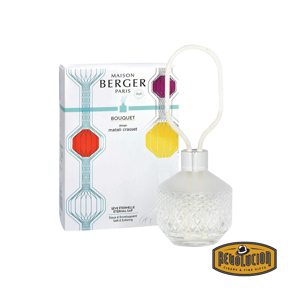 Lampe Berger Bouquet Diffuser Matali Crasset in transparent, highlighting its minimalist design.