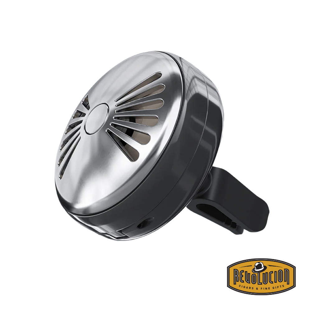 Lampe Berger Car Diffuser Flash Technical – side angle highlighting its compact and stylish form.