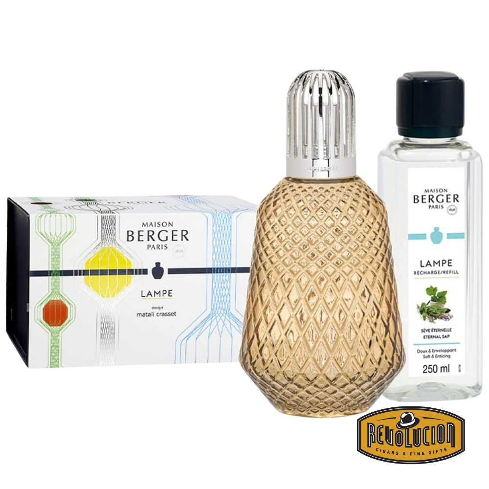 Lampe Berger Diffuser Lamp C Matali Crasset in chestnut, offering a warm and sophisticated look.