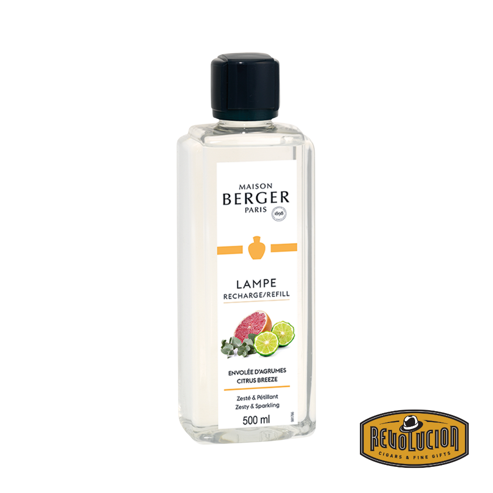 Lampe Berger Refill Citrus Breeze – A premium fragrance refill with a vibrant citrus blend, designed for use with Lampe Berger catalytic lamps.