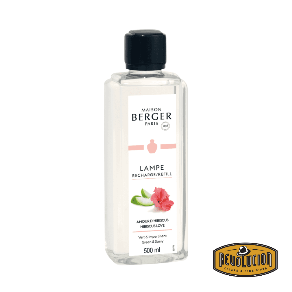 Lampe Berger Refill Hibiscus Love – A vibrant and floral home fragrance refill with the exotic essence of hibiscus blossoms, delicately balanced with fruity and musky notes.