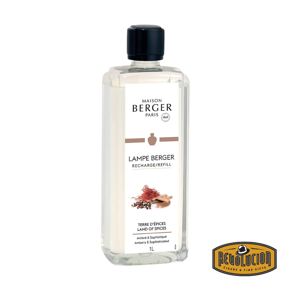 Lampe Berger Terre d'Épices Refill – A bottle of Lampe Berger refill featuring the warm and aromatic Terre d'Épices fragrance, inspired by a land of spices.