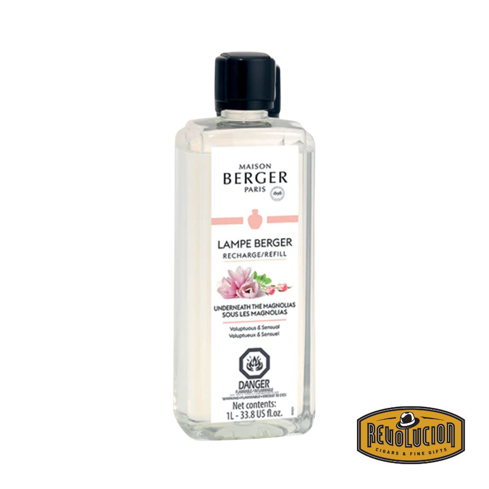 Lampe Berger Underneath The Magnolias Refill – A floral fragrance refill bottle for Lampe Berger catalytic lamps.