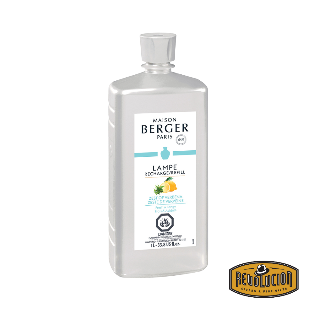 Lampe Berger Zest of Verbena Refill – A fresh and citrusy fragrance refill bottle for Lampe Berger catalytic lamps.