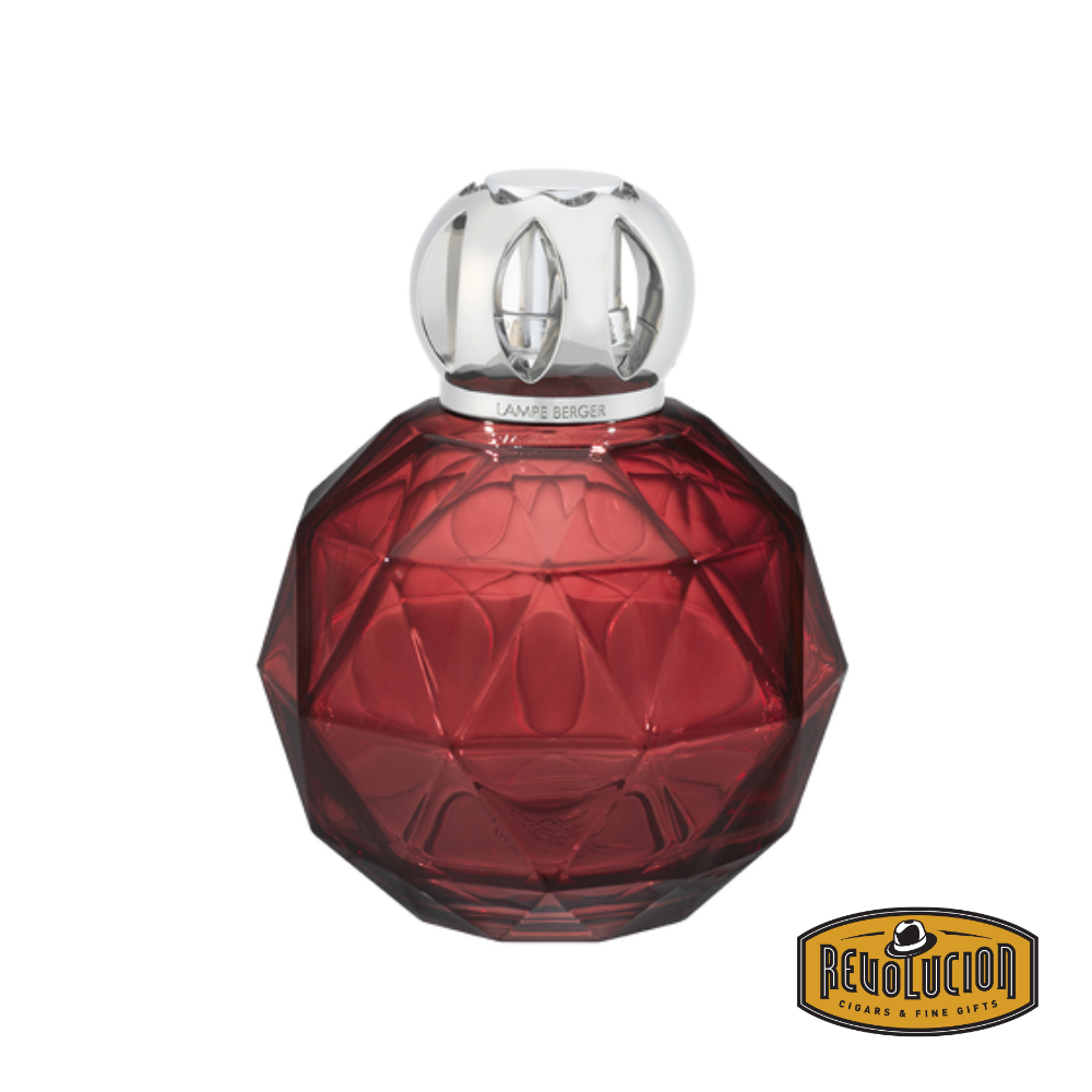 Lampe Maison Berger Géode Paprika – an elegant fragrance lamp with a geometric design in a warm paprika hue.