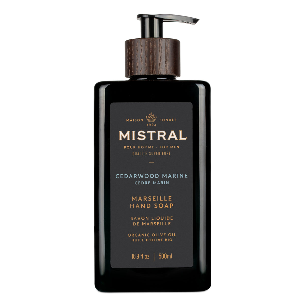 Mistral Hand Soap 16.9FL - Cedarwood Marine