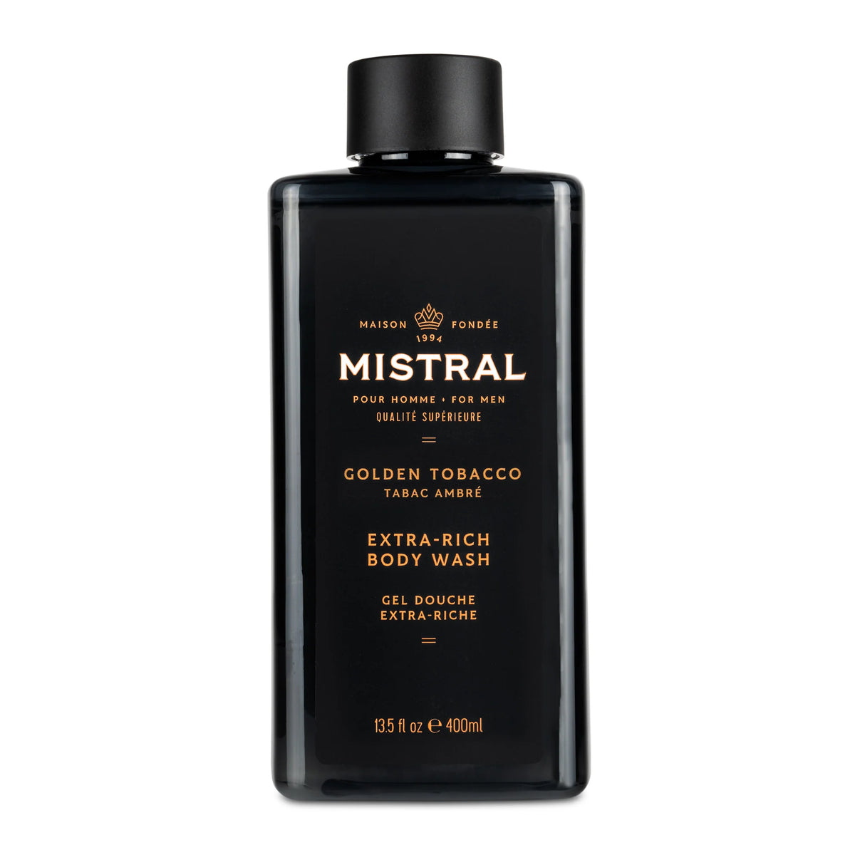 Mistral Men&#39;s Body Wash Golden Tobacco 400ml