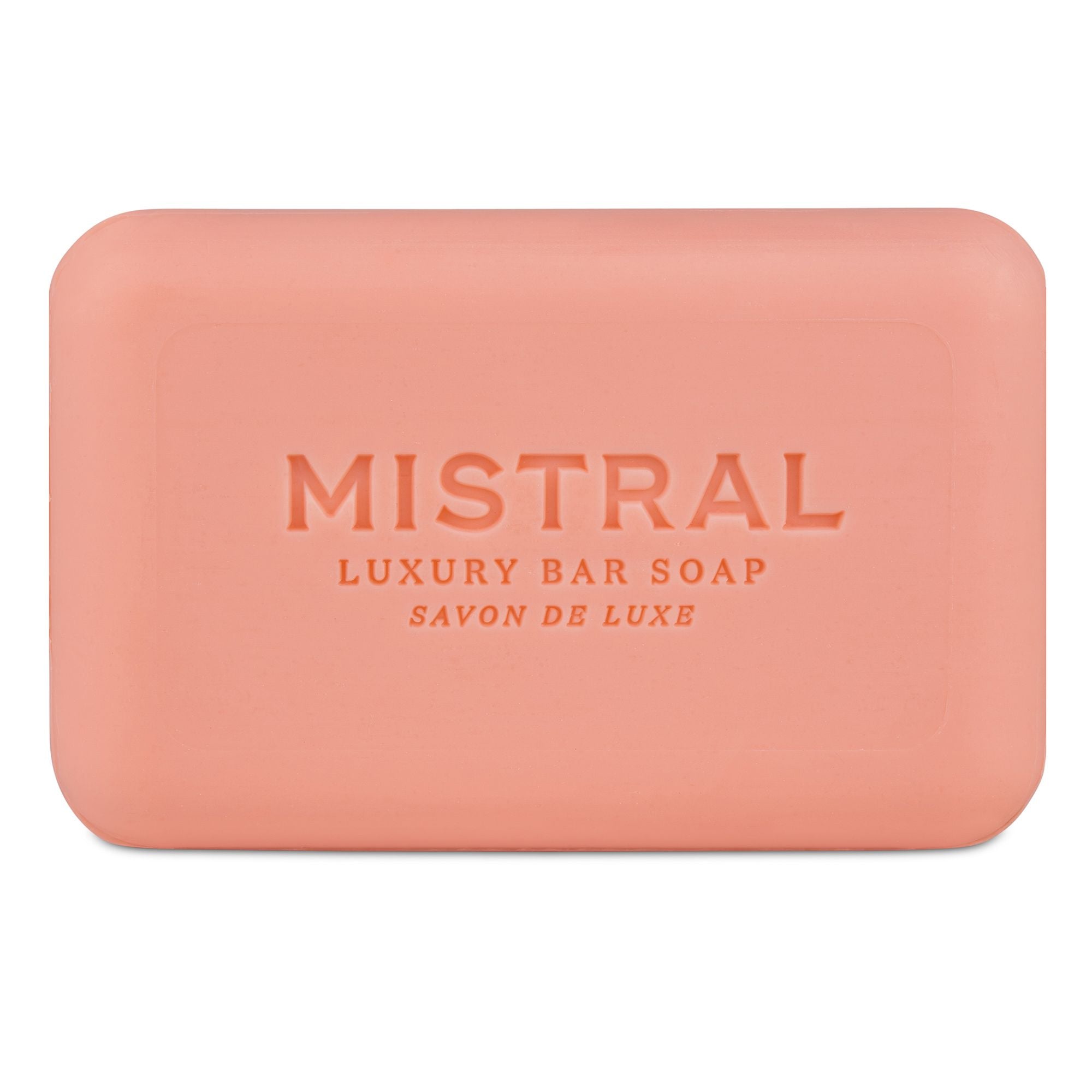 revolucion lifestyle mens grooming, bath and body products. Mistral Peach Bellini Soap Bar 200g