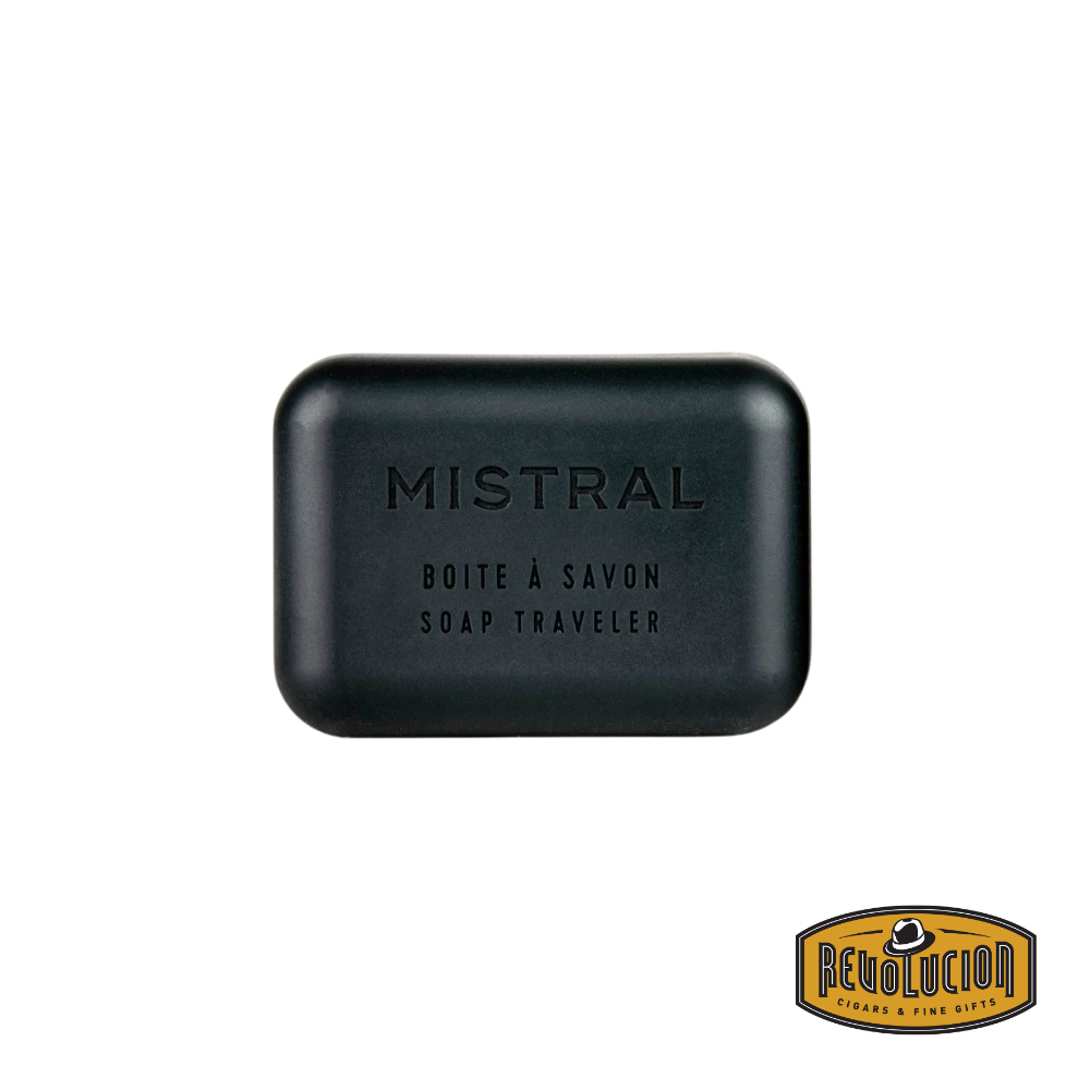 Mistral Travel Bar Soap Case made of flexible silicone, designed to securely hold and protect soap bars during travel.
