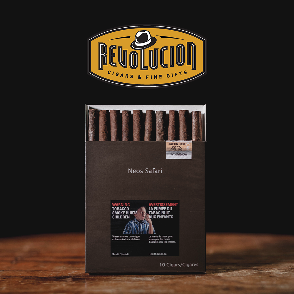 neos safari cigarillo at revolucion lifestyle vancouver, the best cigar, tobacco and gift shop online.