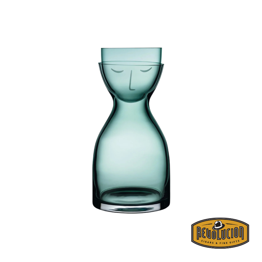 Nude Mr. & Mrs. Night Set in green, featuring a beautifully designed bottle with a modern and elegant silhouette, perfect for enhancing any drink presentation.