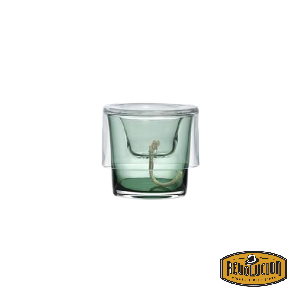 Nude Roots Herb Pot empty, showcasing its modern glass design with a minimalist aesthetic, perfect for growing fresh herbs in a stylish setting.