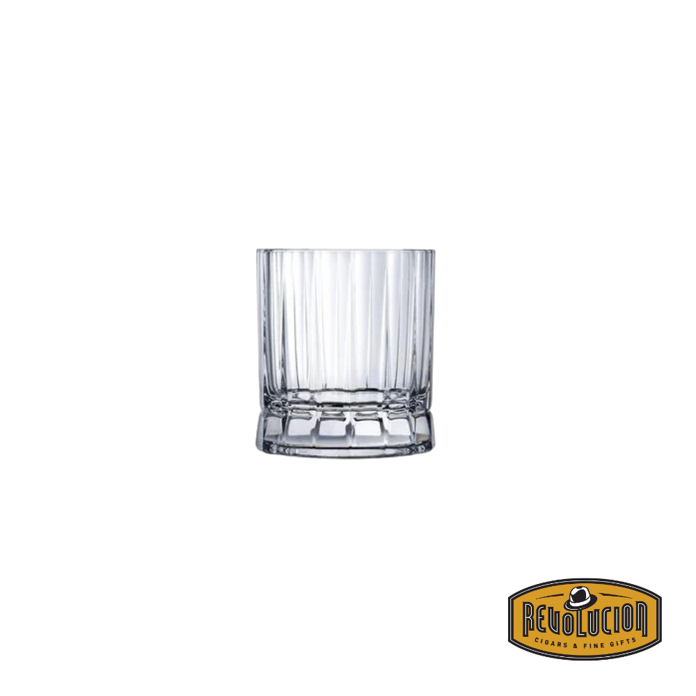 Nude Wayne Whiskey Glass set of 4, beautifully designed with a modern and refined shape, displayed empty to showcase its clarity and craftsmanship.