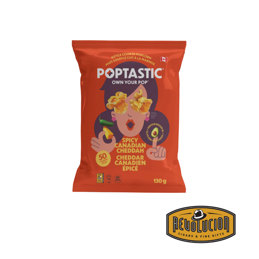 Poptastic Popcorn Spicy Canadian Cheddar
