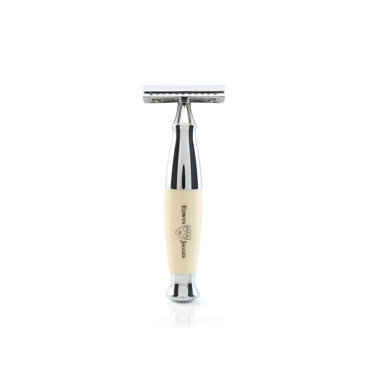 Edwin Jagger Imitation Ivory &amp; Chrome Diffusion 36 Series Mens Safety Razor .Shaving and grooming, Revolucion Lifestyles, mens gifts and lifestyle store in Vancouver.