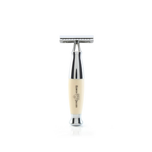 Edwin Jagger Imitation Ivory & Chrome Diffusion 36 Series Mens Safety Razor .Shaving and grooming, Revolucion Lifestyles, mens gifts and lifestyle store in Vancouver.
