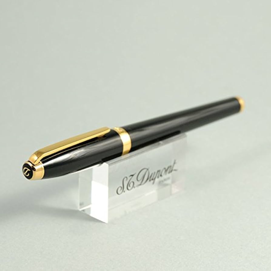 Dupont Olympio Med Roller Ball Pen Black &amp; Gold