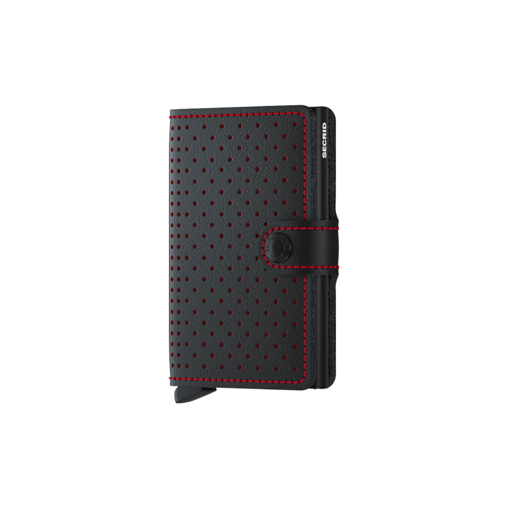 Secrid Miniwallet RFID Perforated Black Red