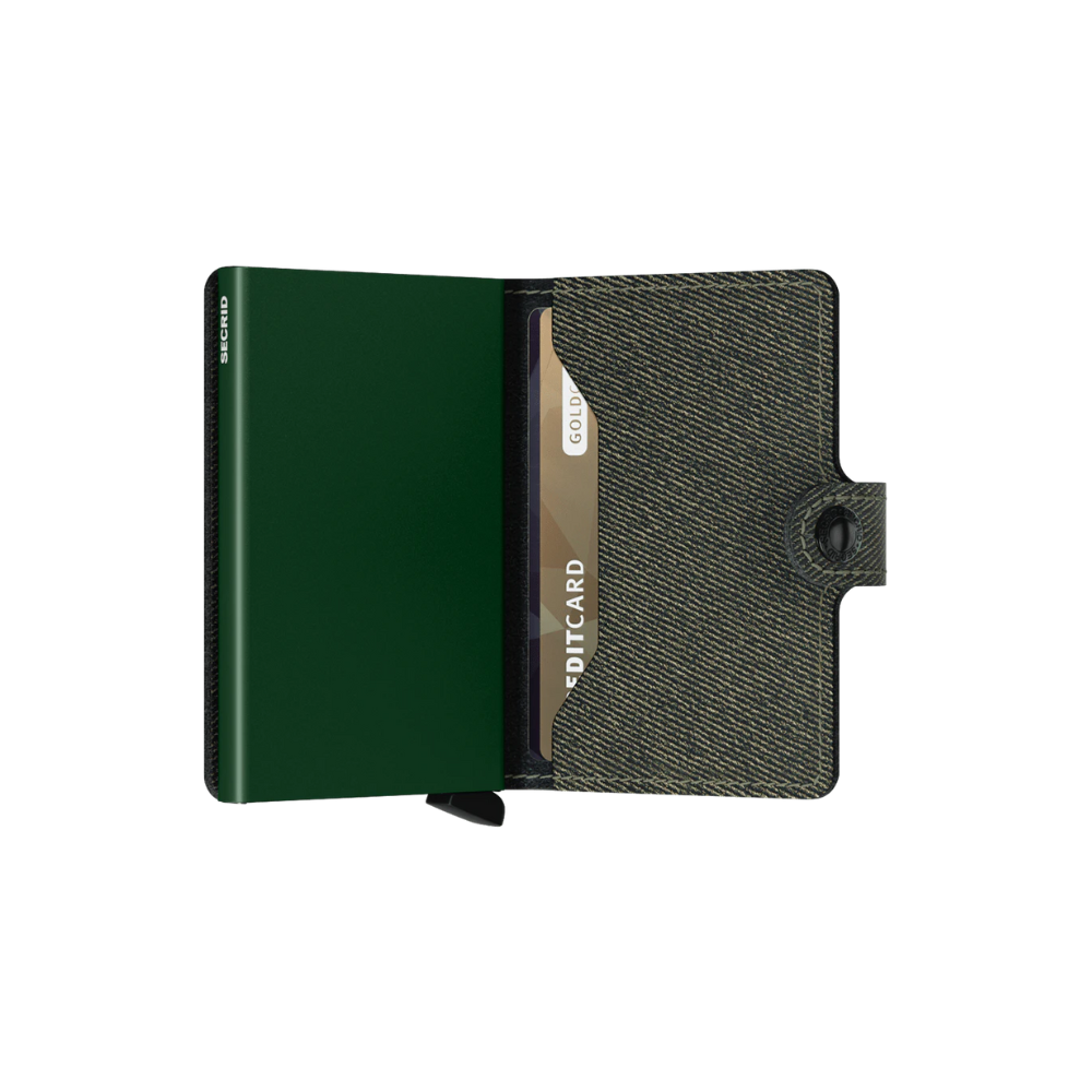 Secrid Miniwallet RFID Twist Green Leather