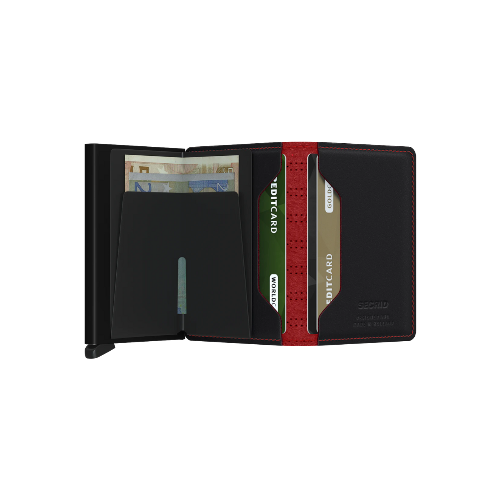 Secrid Slimwallet RFID Fuel Black Red