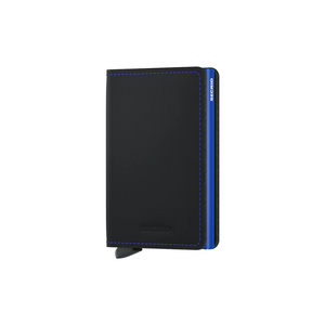Secrid Slimwallet RFID Matte Black & Blue