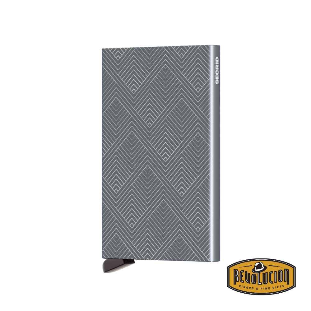 Secrid Aluminium Cardprotector Wallet in textured structure titanium, featuring a unique finish and top-tier card security.
