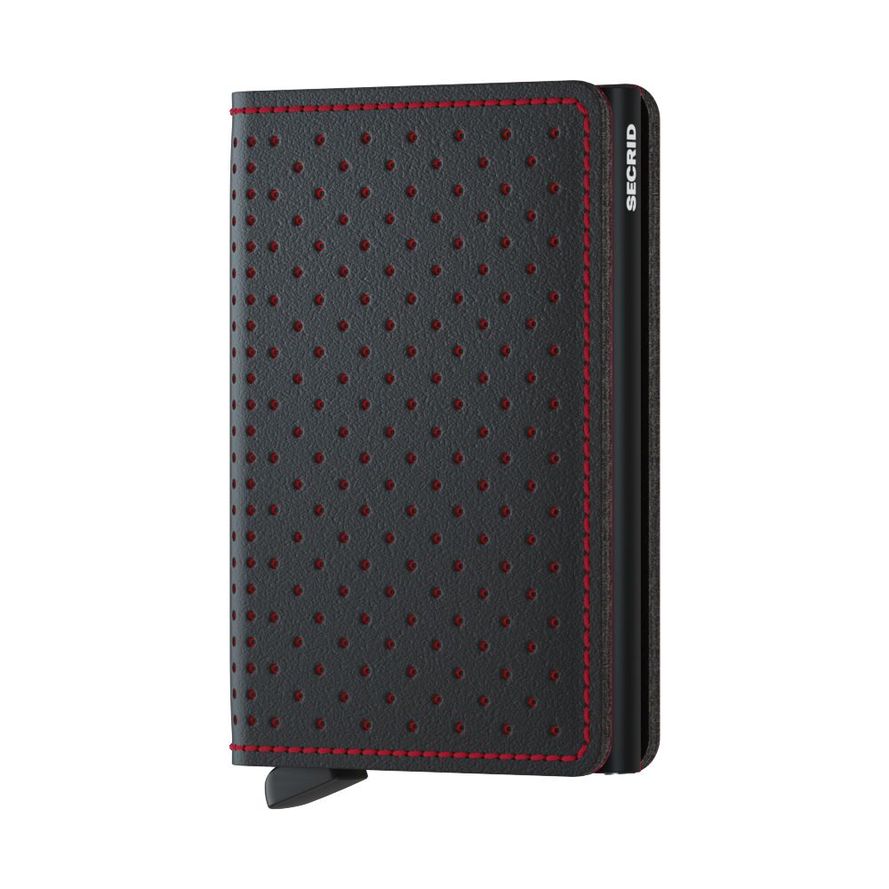 Secrid SlimWallet RFID Perforated Black Red