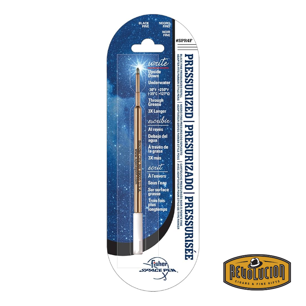 Black ink refill compatible with Space Pen models.