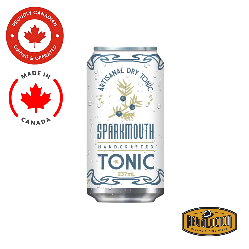 Sparkmouth Tonic Artisanal Dry – A premium, crisp, and refreshing dry tonic water crafted with a balanced blend of botanicals for a sophisticated taste.
