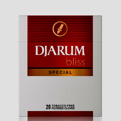 Djarum Bliss Special Tobacco &amp; Nicotine Free Herbal Clove Cigarettes - Pack of 20