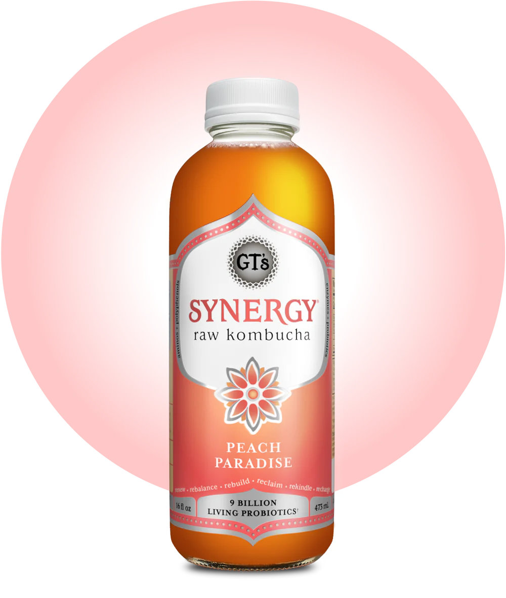 Synergy Peach Paradise Kombucha 480 mL (16.23oz)